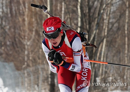 예카테리나 압바꾸모바의 경기 모습[로이터=연합뉴스]
